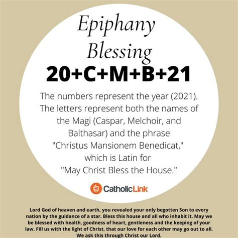 Epiphany Home Blessing And Prayer Service 2021 Catholic Link