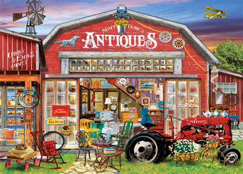 Masterpieces Puzzle Seek And Find Antiques For Sale Puzzle 1000 Pieces