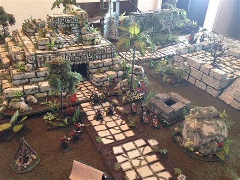 Mordheim Lustria Test Game 15 Test Games Terrain Jungle