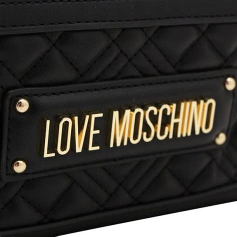 Love Moschino Bag Womens Black Quilted Mini Crossbody Hurleys