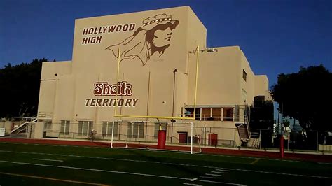 Football At Hollywood High School Youtube