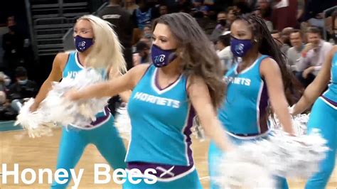 honey bees charlotte hornets dancers nba dancers 2 17 2022 dance