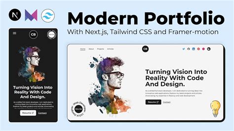 How To Create A Stunning Portfolio Website With Nextjs Tailwind Css