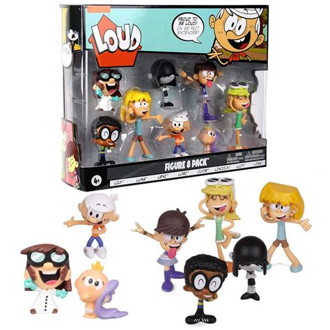 The Loud House Action Figures Lincoln Clyde Lori Lily Leni Luna The