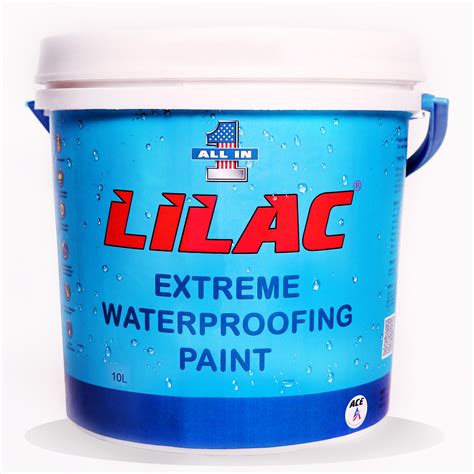 Lilac Extreme Waterproofing Paint 10l Ace Coating International Pvt
