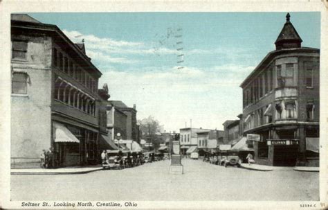 Crestline Oh Seltzer St Postcard Old Postcard United States Ohio