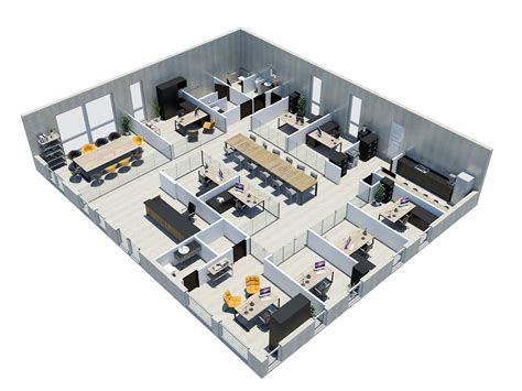 Office Space Interior Design On Behance Office Space Planning Office