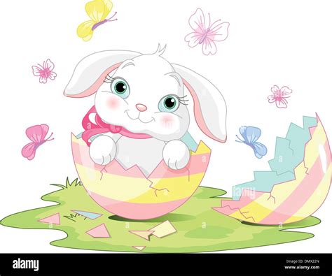 Easter Bunny Surprise Stock Vector Image And Art Alamy