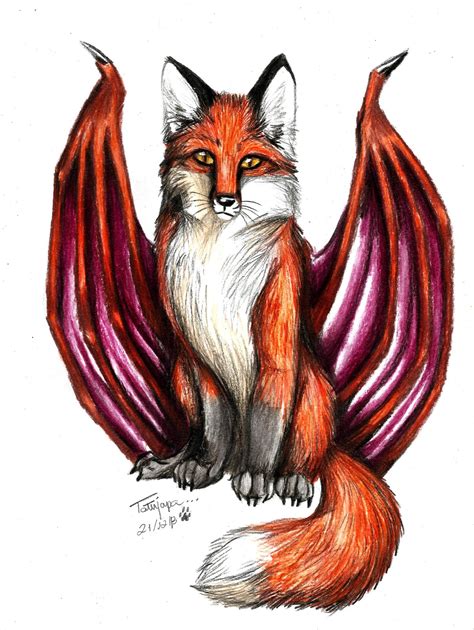 Dragon fox by Tatujapa on DeviantArt
