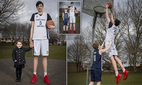 Britains Tallest Teenager Is 7ft 3ins And Still Growing At 16 Daily