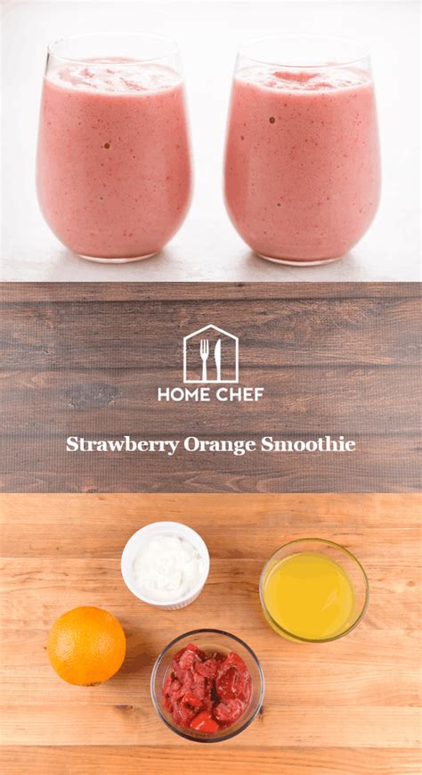 Strawberry Orange Smoothie Recipe Home Chef