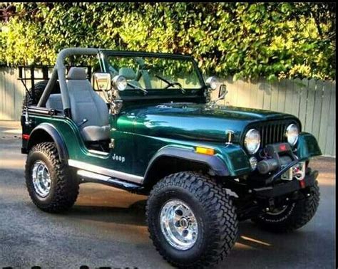 Green Jeep Jeep Cj7 Custom Jeep Wrangler Jeep Cj