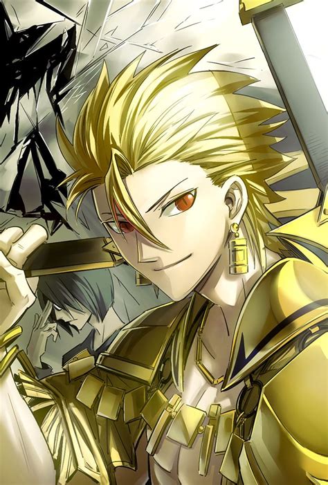 Gilgamesh Master Of Archer Fateprototype Personajes De Anime