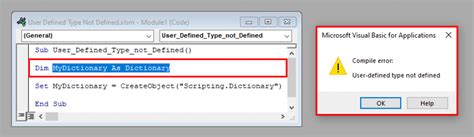Solved User Defined Type Not Defined In Excel Vba 2 Quick Solutions