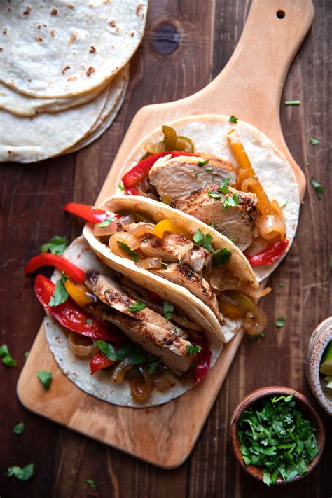 How to make oven baked chicken fajitas. One Pan Oven Mesquite Chicken Fajitas - Modern Crumb
