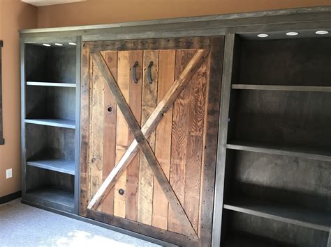 Murphy Bed Murphy Bed Tall Cabinet Storage Barn Wood