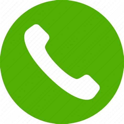 Accept Call Circle Contact Green Phone Talk Icon Download On