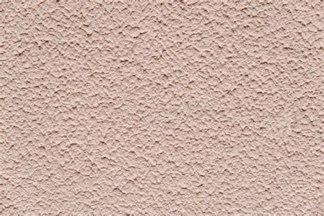 Beige Chipped Textured Paint With Sand On The Wall Stock Photo Image
