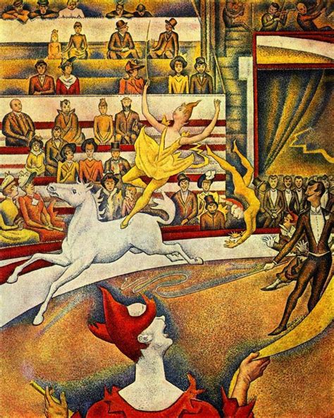 Georges Seurat The Circus Painting Art 조르주 쇠라 인상파 및 르누아르