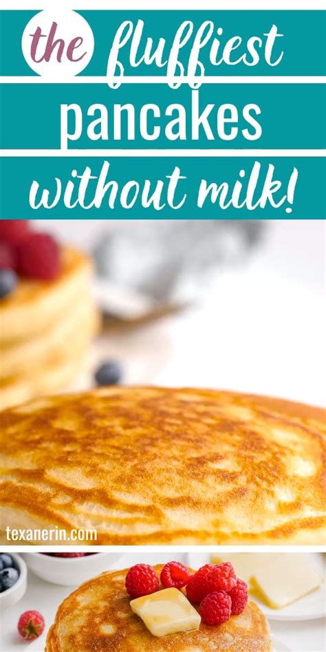 Pancakes Without Milk Of Any Kind Video Easy Homemade Pancakes