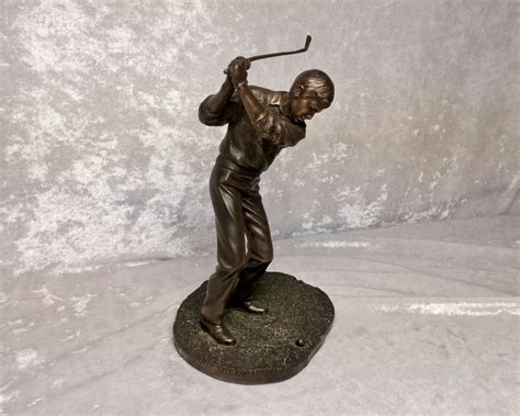 To The Pin Golfgolfing Figurinestatue Heridities Cold Cast Etsy Uk