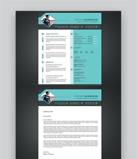 30 Best Web And Graphic Designer Resume Cv Templates Examples For 2022