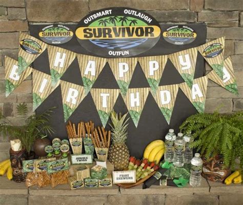 Survivor Themed Summer Party Karas Party Ideas Survivor Party