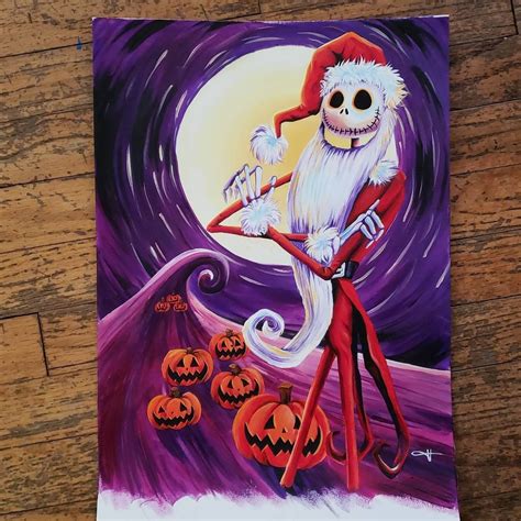 Paintings And Artwork Jack Skellington Nightmare Before Christmas