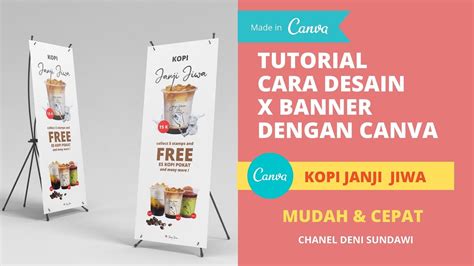 Tutorial Cara Desain X Banner Dengan Canva Youtube