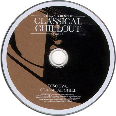 Carátula Cd2 De The Very Best Of Classical Chillout Gold Portada