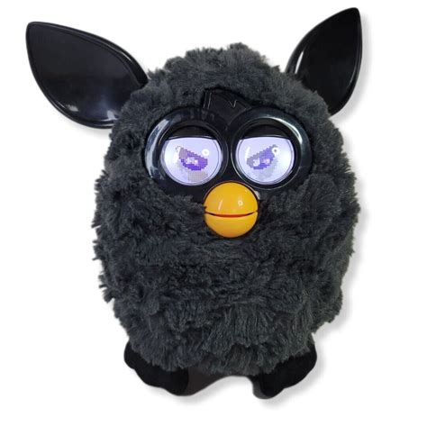 2012 Hasbro Black Magic Charcoal Gray Furby Boom Toy New Tested Np
