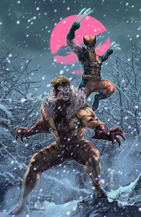 Sabretooth Vs Wolverine Wolverine Marvel Marvel Comics Art