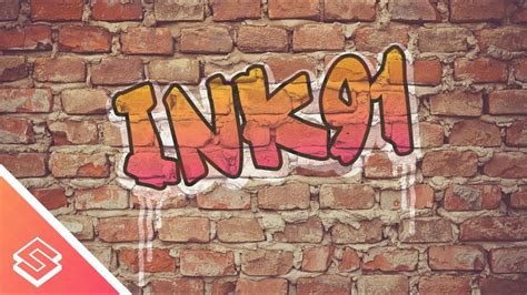 Inkscape For Beginners Graffiti On A Brick Wall Youtube