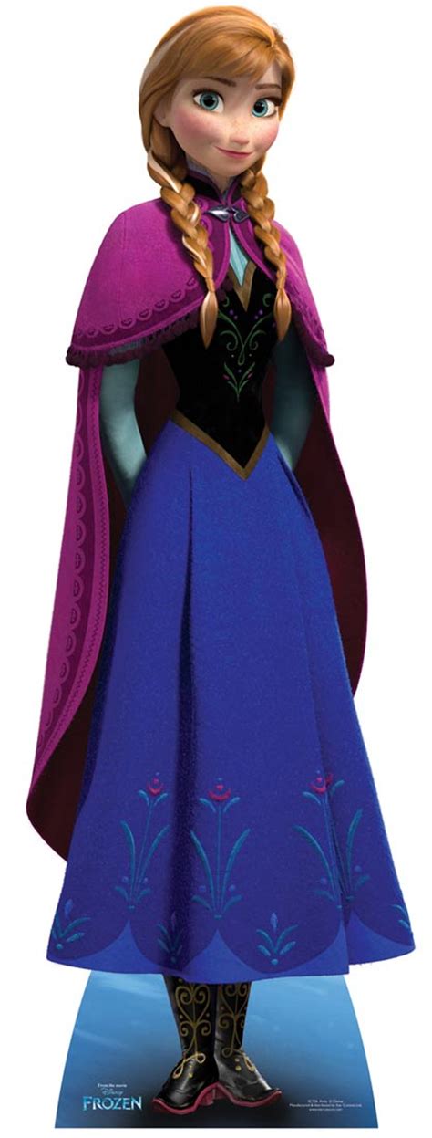 Anna And Elsa Disney Frozen Colour In Lifesize Cardboard Cutout