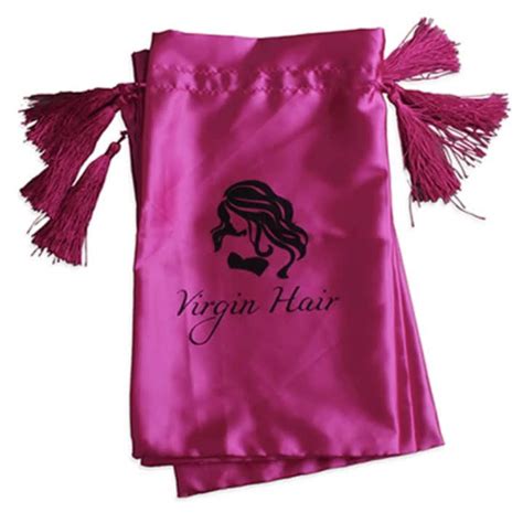 Best Selling Satin Hair Bag High Quality Satin Hair Bags Custom Log