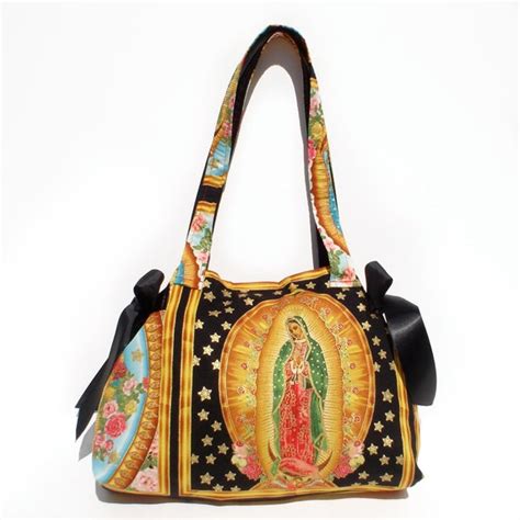 Mexican Guadalupe Virgin Mary Panel Bag Purse Etsy