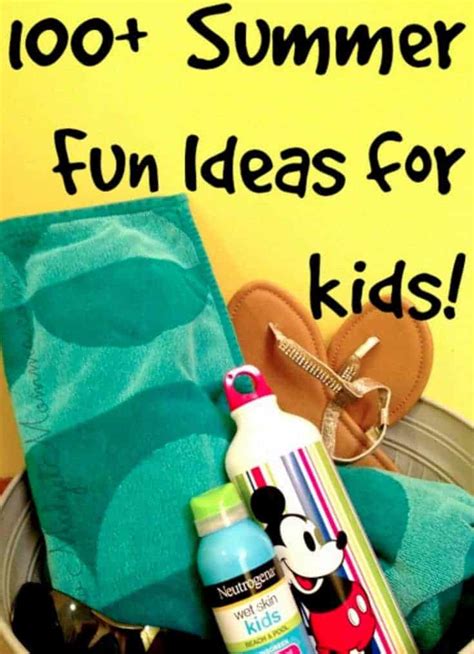 Summer Activity Ideas For Kids