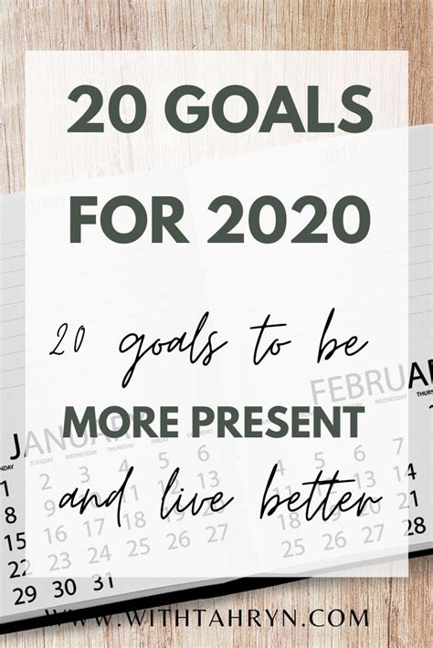 Goals List For 2020 Goals Setting Goals Quotes