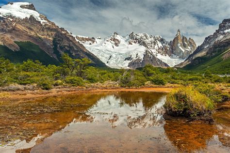 Argentina Hd Patagonia Lake Cerro Torre Argentina Hd Wallpaper