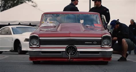 Its Modern Versus Classic In This Procharged Chevrolet Drag Car Face