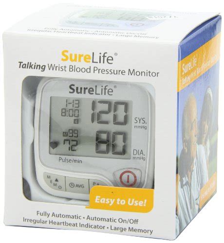 Surelife Premium Talking Wrist Blood Pressure Monitor 1 Per Box
