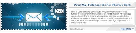 Direct Mail Fulfilment Its Not What You Think Central Mailing Services