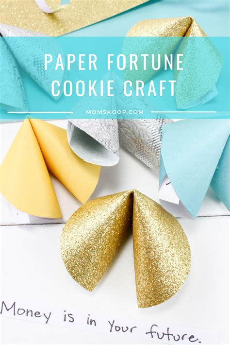 Paper Fortune Cookie Fortune Cookie Cookie Craft Crafts