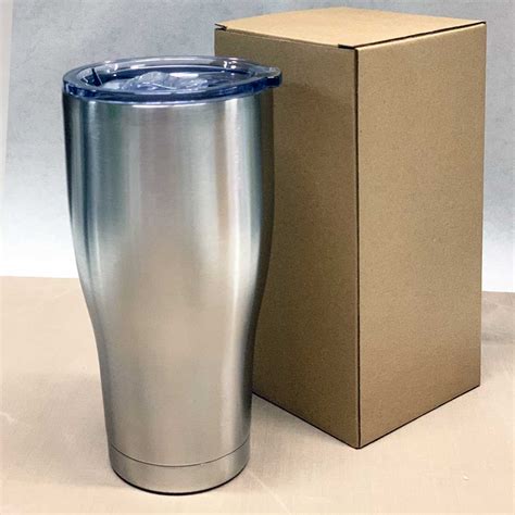 case of 25 30 oz modern curve stainless steel insulated blank tumble bulk tumblers