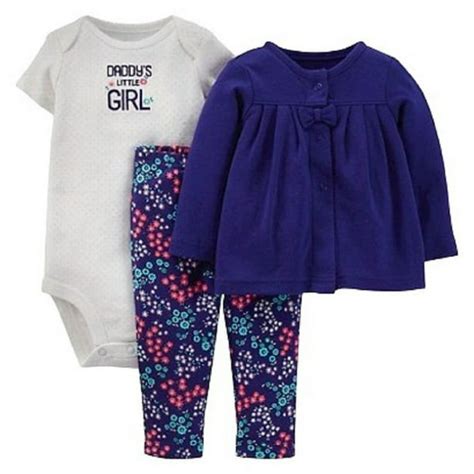 Carters Just One You Made By Carters Baby Girls Infant 3 Piece Set