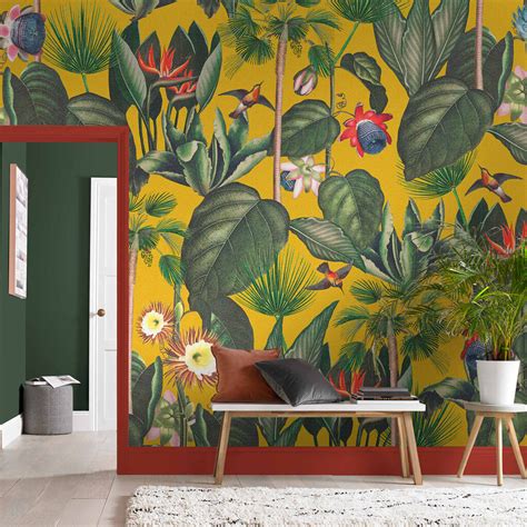 Botanique Jungle Dawn Bespoke Mural Graham And Brown