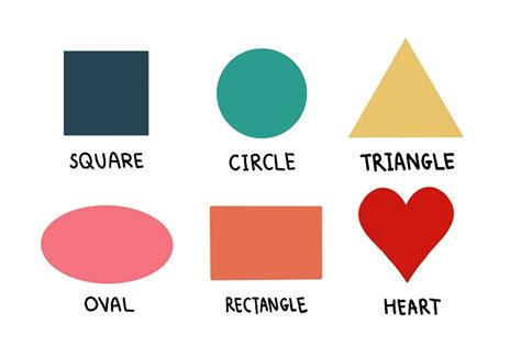 The type of shape is followed by brackets, inside of which are additional values used to. Teaching Basic Shapes to Kids In an Interesting Way