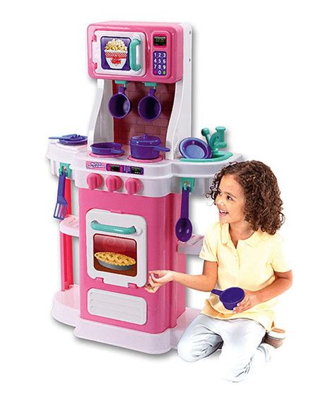 Look At This First Cookin Kitchen Set On Zulily Today Kids Pretend