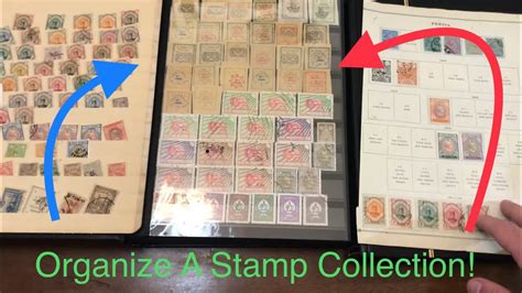 How To Organize Your Stamp Collection Youtube