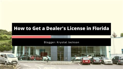 The state you live in does not matter…. How to Get a Dealer's License in Florida? - Barbee Jackson